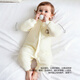 Anyin'er air layer quilted warm baby clothes baby spring and autumn pure cotton long-sleeved jumpsuit newborn baby rompers