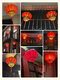 Xushansi New Year sheepskin red lantern 2026 new style blessing outdoor gate New Year decorations housewarming balcony chandelier double layer thickened 40 yuan colorful blessing + wireless photosensitive battery lamp / 1 price