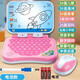 Qiaofei children's computer toy early education machine baby early education learning point reading machine learning machine simulation small computer model 40,000 contents + early education machine powder (battery version) + 1 pen screen can be drawn and erased