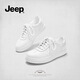 Jeep casual style sneakers for women 2026 spring and summer new style retro simple white shoes light soft sole not tired feet women's shoes white 35