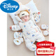 Disney Rui Ye Baby One-piece Down Jacket Winter Wear Newborn One-piece Outer Clothes for Men and Women Baby Clothes Cotton Jacket Bunny Dreamer + Hand and Foot Covers 66cm Suitable for 0-6 Months
