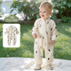Aqpa Linjian Yeyu Aipa baby jumpsuit spring and autumn baby crawling suit Yeyu 100cm