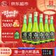 Bamboo leaf green wine, dew wine, glass bamboo, 45 degrees, 475mL*6 bottles, non-original box, Shanxi Xinghua Village Fenjiu, random year