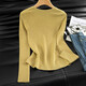 Cypress Sheep Wool Solid Color Knitted Sweater Women's 2026 Spring New Fashion Slim Fit Pullover Top