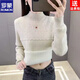 ROMON brand women's all-in-one velvet thickened bottoming sweater for women 26 autumn and winter new half turtleneck women's thermal top black high quality quality assurance M recommended weight 106Jin Jin equals 0.5kg -120Jin Jin equals 0.5kg