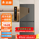 CHIGO refrigerator air-cooled frost-free 458L double-door multi-door folio refrigerator first-class energy efficiency household large-capacity cross four-door ultra-thin embedded inverter smart refrigerator cross-door digital display air-cooled frost-free 436 upgraded to first-class energy efficiency