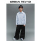 UR2026 Spring New Children's Clothing Boys Workwear Pocket Cotton Super Loose Cardigan Shirt UBH260001 Pink Blue 130