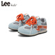 LEE KIDS children's sports shoes men's and women's running shoes 26 spring new running shoes non-slip wear-resistant running shoes casual shoes gray blue 29 inner length 19.0cm suitable for feet 18.0-18.5cm
