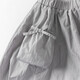 DAVE&BELLA girls' skirt 2026 spring new style children's bud skirt modern style medium-sized children's skirt little girl's skirt polar gray ready stock 110 cm (recommended height 100-110cm)