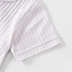 Tongtai (TONGTAI) baby short-sleeved jumpsuit summer pure cotton baby clothes for boys and girls, romper pajamas, jacquard summer clothes, purple 80cm