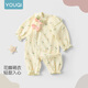 Youqi baby clothes, spring clothes, infant jumpsuits, baby girl's rompers, spring and autumn little month old princess outing clothes, Tulip 59cm