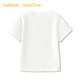 BalaOne children's short-sleeved t-shirt for boys and girls 2026 summer solid color casual tops