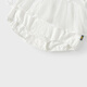 Tongtai (Tongtai) baby girl baby clothes spring and autumn modal cotton baby clothes girls skirt style jumpsuit romper white 73cm