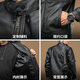 Ji Yan Leather Jacket 2026 New This Year's Popular Spring and Autumn New Stand Collar Jacket Men's Trendy Handsome Top Black M (Suitable for 110-125 Jin Jin is equal to 0.5 kg)