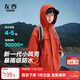 Zuoxi Children's Jacket 2025 New Autumn Boys Soft Shell Windproof and Waterproof Top Red 150