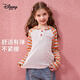 Disney children's T-shirt long-sleeved baby bottoming shirt children's 2026 spring new children's clothing hooded striped all-match top