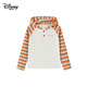 Disney children's T-shirt long-sleeved baby bottoming shirt children's 2026 spring new children's clothing hooded striped all-match top