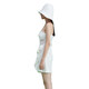 YES BY YESIR Xing Fei's same style YES BY YESIR Ye Qian's original designer new white tube top light dress white S