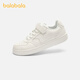BALABALA Shopping mall same model BALABALA children's casual shoes boys 2026 new spring and autumn light and comfortable white shoes white tone 00311 26 (foot length 15.8-16.2/inner length 17)