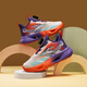 Guirenniao children's shoes 2026 new spring mesh breathable lightweight sports shoes for boys and girls running shoes children's shoes orange purple 29 inner length 18.2/foot length 17.2