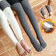 Spring and autumn velvet thickened children's pantyhose thin velvet girls' leggings leggings dance socks one-piece pantyhose B 5508 nine-point oatmeal about 170g 1 piece 6-8 years old (L) recommended height 115-125cm