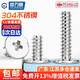 Guwanji 304 stainless steel cross flat head flat tail self-tapping screw CB ultra-thin head wood screw M2M2.3M3M4M5M6m M2x12 (200 pieces)