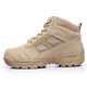 DRUNROCKS Junlok light anti-sting tactical boots D12013 outdoor hiking shoes wear-resistant and breathable mid-top tactical training shoes Desert color 43