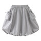 DAVE&BELLA girls' skirt 2026 spring new style children's bud skirt modern style medium-sized children's skirt little girl's skirt polar gray ready stock 110 cm (recommended height 100-110cm)