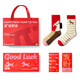 Pami Year of the Horse Red Socks for Women 2026 New Year Autumn and Winter Mid-calf Socks Cute New Year Gift Gift Box Red Stockings Happy Jama_ Gift Box 2 Pairs One Size Fits All (Suitable for Sizes 36-39)