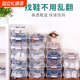 He Jiagong transparent shoe box drawer-type wardrobe shoe storage box car plastic shoe box shoe cabinet simple shoe rack blue bottom transparent shoe box 12 pieces 37x22.5x13cm