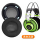 Motun Suitable for AiTech AKG K701 earmuffs Q701 K702 headphone cover K612Pro K712 K601 ear-cover round ear pad sponge cover accessories Black velvet pair [send to tune cotton]
