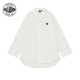 PALLADIUM Paladin top classic iris embroidered women's long-sleeved shirt 1913674 Marshmallow color L