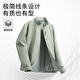 Baleno S&K series spring stand-up collar jacket, versatile casual heavyweight woven jacket, loose, simple, fashionable and trendy top