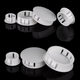 SKT button plug nylon hole plug plastic plug panel hole plug wire hole cover bulkhead plastic hole plug SKT-14 (black and white gray remarks)