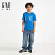 GAP Boys 2026 Spring New Cotton Printed Letter Logo Short Sleeve T-Shirt Children's Clothing US Version 890444