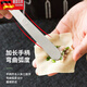 Tuojin dumpling making and filling spoon special tool stainless steel dumpling making artifact household flat ruler 304 dumpling wonton stuffing picking spoon 1 pack 304 food grade