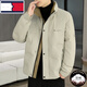 TOME BORNEK winter down jacket men's jacket trendy fashion stand collar young and middle-aged casual sports thickened warm white duck down top off-white XL men's 2025 new model recommended 140-160Jin Jin equals 0.5 kg