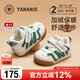 Terranis toddler shoes children's shoes winter baby bread shoes cotton shoes plus velvet warm baby shoes girls functional shoes white/green 24