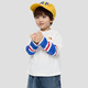 GAP (GAP) boys 2026 spring new logo loose contrasting color fake two-piece long-sleeved T-shirt children's wear 862037