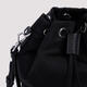 PRADA Women's Drawstring Bag Adjustable Handle Detachable Handle Portable Storage Lightweight Carry Black Regenerated Nylon Black TU