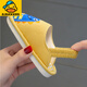 G.duck little yellow duck baby cotton slippers spring, autumn and winter children boys cloth slippers children soft bottom baby toddler girl home indoor yellow-green dinosaur 13 cm inner length 150 yards recommended 12-12.5 feet long
