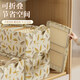 Fantasy Clothes Storage Box Large Capacity Large Folding Basket Wardrobe Storage Drawer Layered Clothes Organizing Storage Box Late Autumn Fallen Leaves Steel Frame Storage Box Without Cover 47x28x20cm 1 Pack