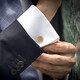 Kaflink (KFLK) Changle Weiyang stainless steel hollow French cufflinks men's shirt cuff buttons shirt sleeve nails custom engraving K044 gold