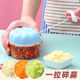Yongfan manual garlic masher, garlic masher, garlic masher, garlic crusher, garlic mincer, pink