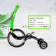 Adult portable folding fitness sports car standing seatless half bicycle standing bicycle tricycle green
