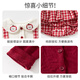 Banxidi baby clothes, spring clothes, infant jumpsuits, baby girls' skirts, cardigan suits, princess outing clothes, red 66cm