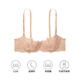 Victoria's Secret Victoria's Secret Fashion Show Series Lace 1/2 Cup Unpadded Women's Bra Sexy Bra 65H8 Nude 11245348 70E (32DD)