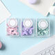 Fantasy sealing clip kitchen small clip sealing clip food preservation bag milk powder tea sealing round head clip purple 1 box of 8 pieces