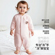 Anyin'er air layer quilted warm baby clothes baby spring and autumn pure cotton long-sleeved jumpsuit newborn baby rompers