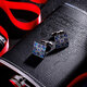 KFLK French shirt cufflinks men's custom cuff button shirt blue metal enamel sleeve nails with engraving Cufflinks K006